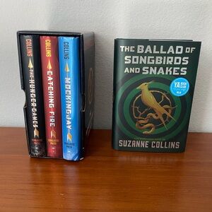 The Hunger Games Trilogy & The Ballard of Songbirds & Snakes - hardback
